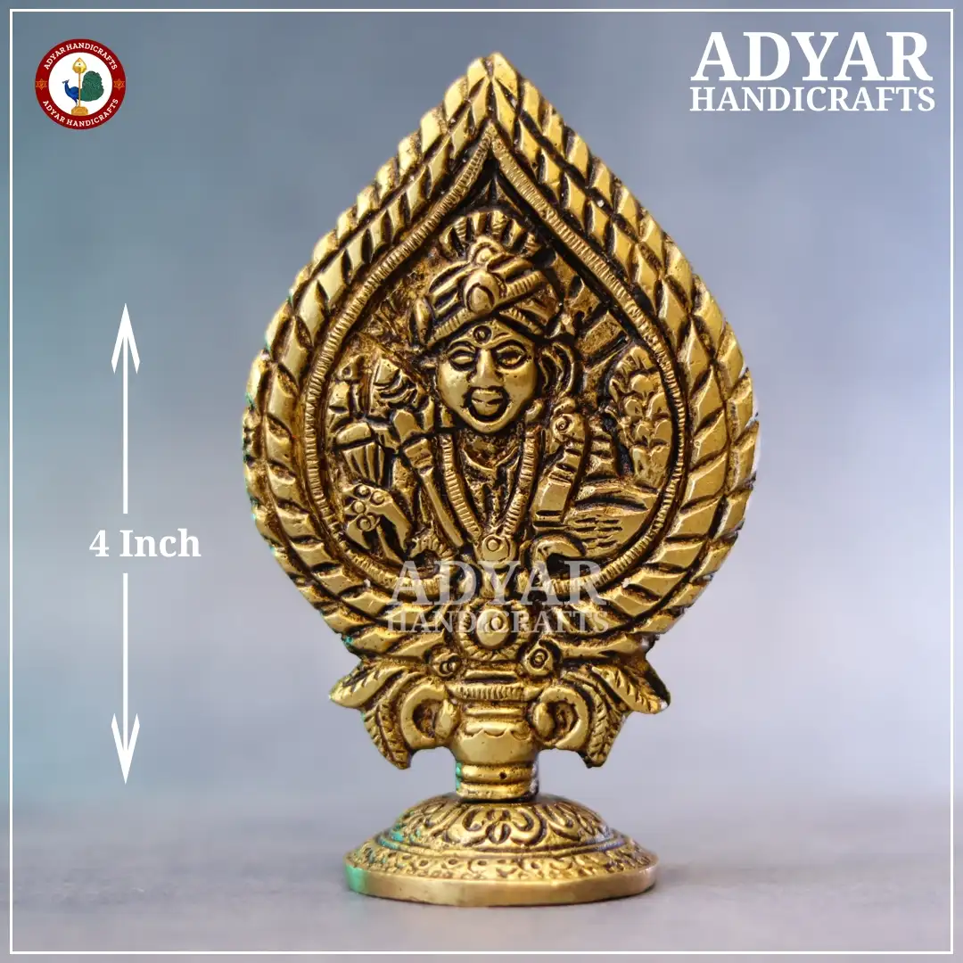 Murugan Vel Stand Brass