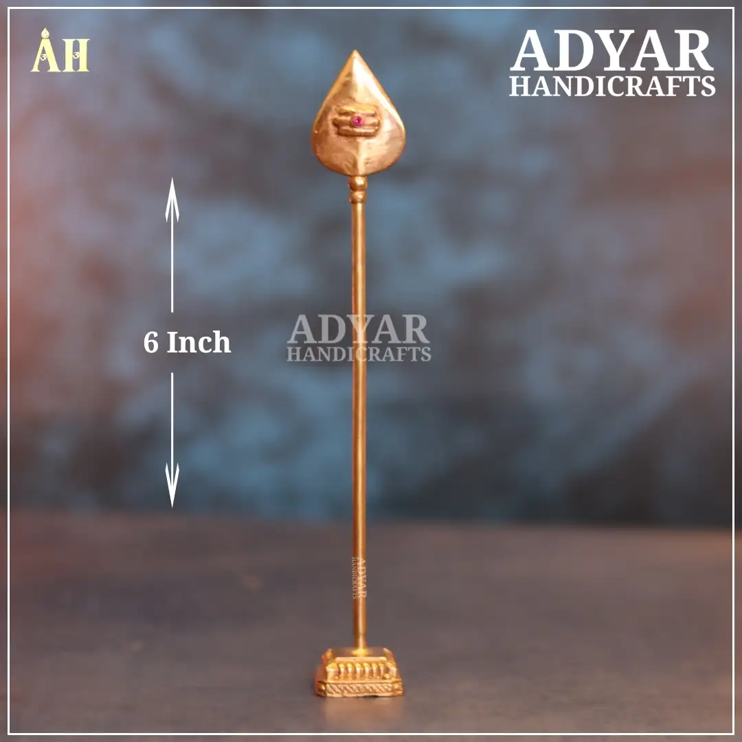 6 Inch Murugan Vel Panchalogam Vel