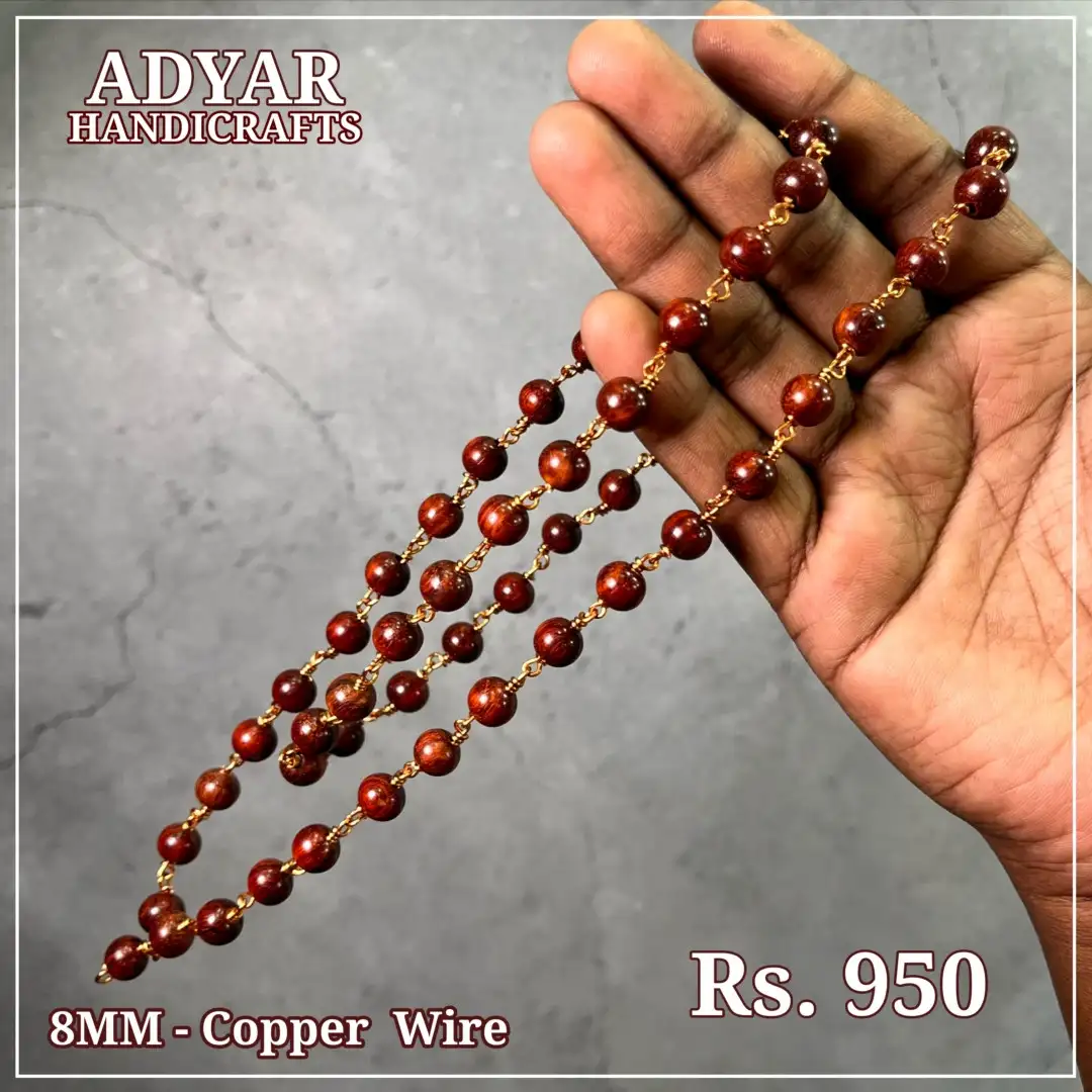 8mm original sengali malai with copper wire