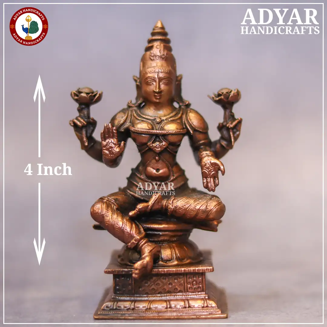 Lakshmi Copper Idol
