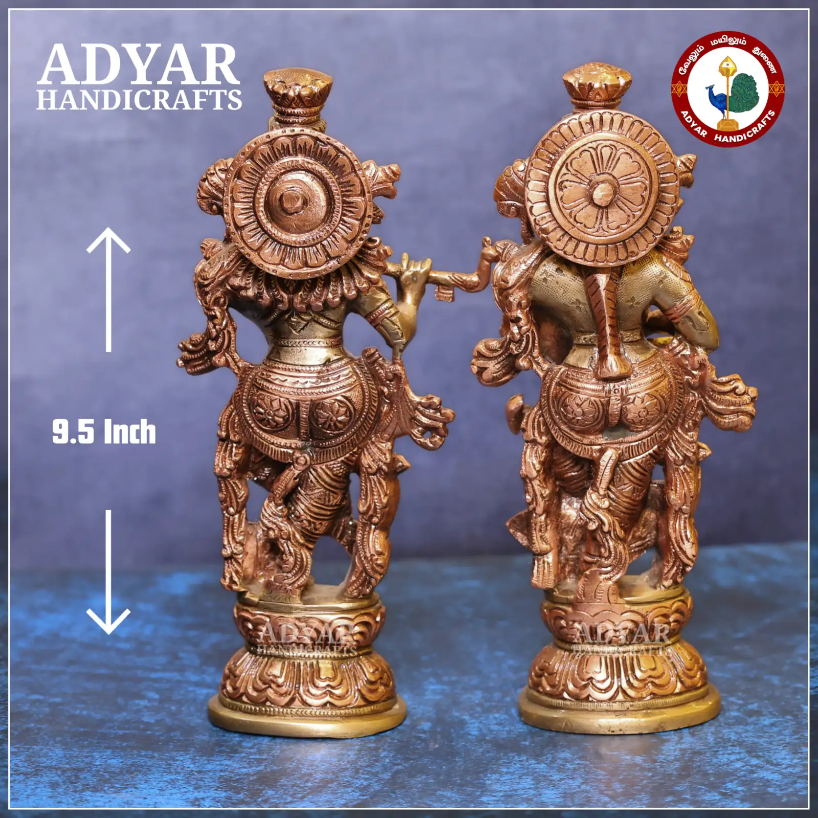 Radha Krishna rose gold - secondary