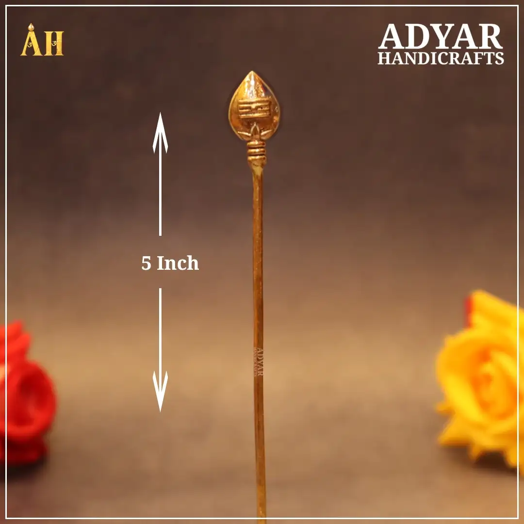 5 Inch Panchalogam Murugan Vel Without Stand