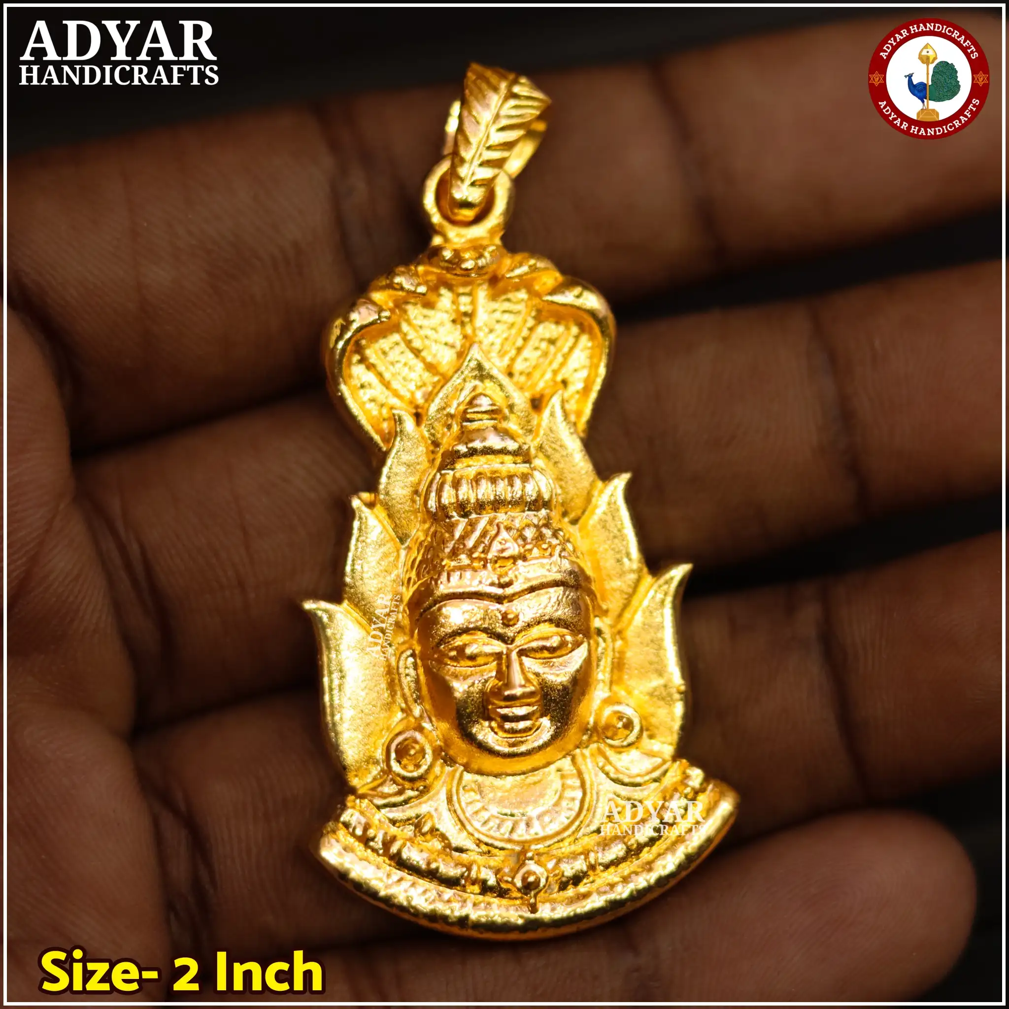 Mari Amman pendent (Gold Lacquer)