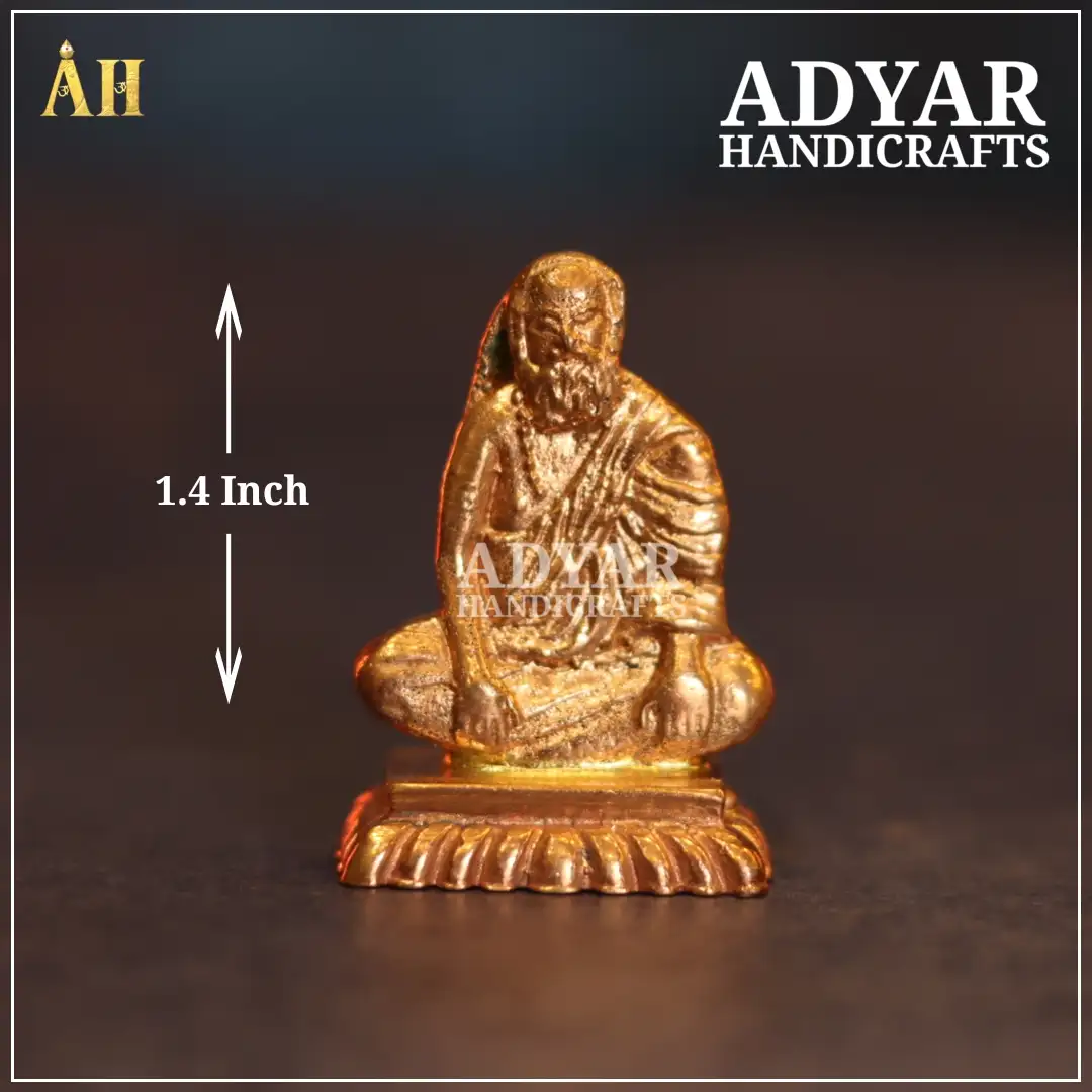 1.4 Inch Paamban Swamigal idol with Stand panchalogam