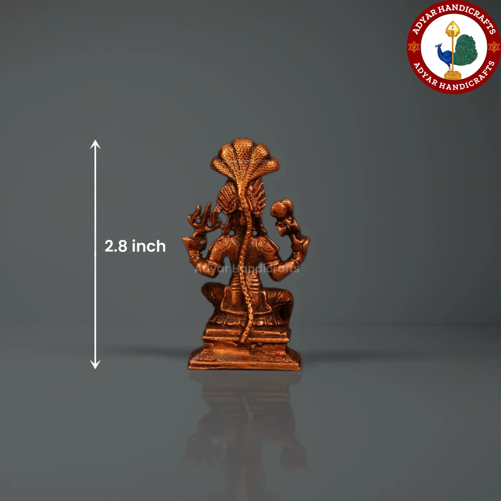 angalamman copper idol - secondary