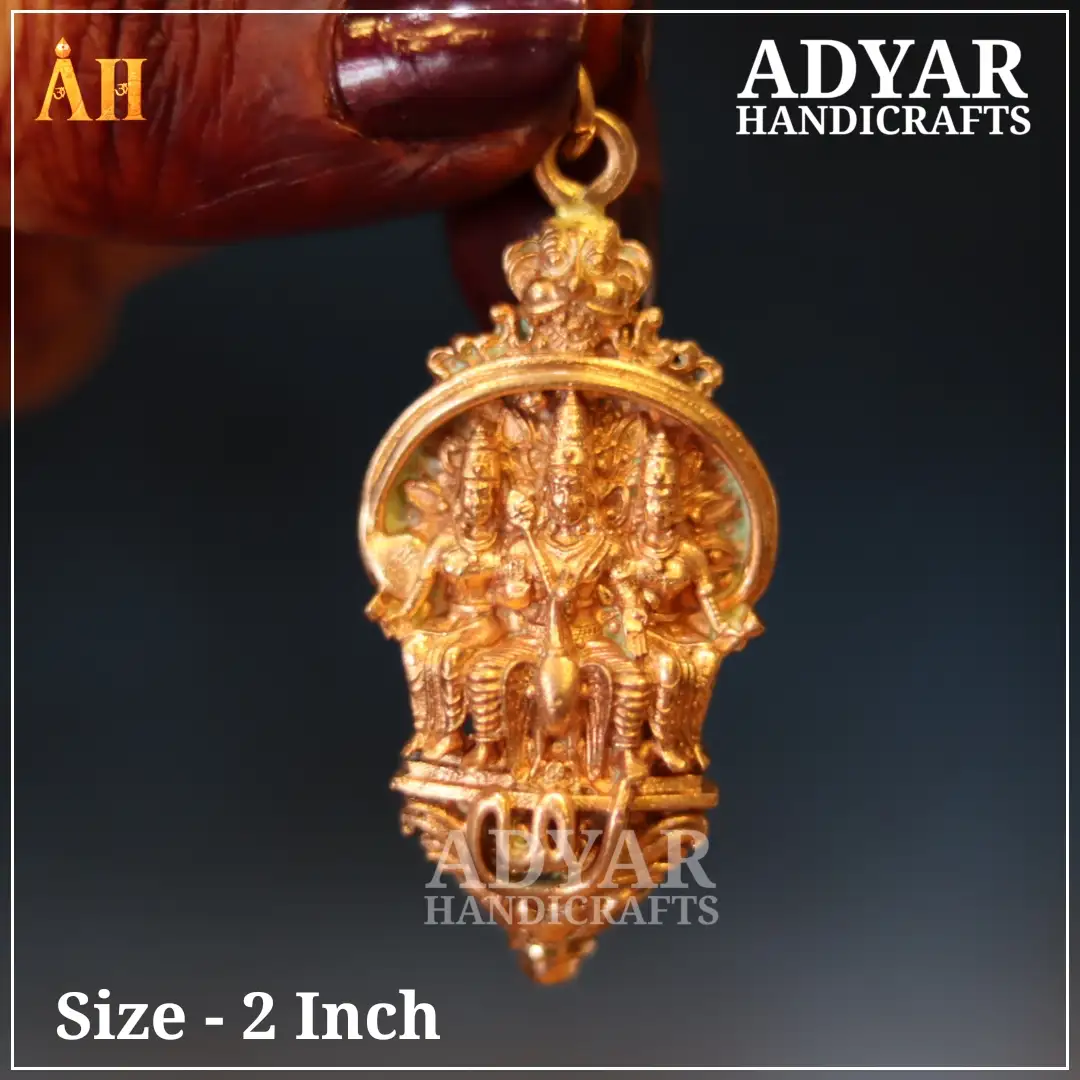 Murugan Valli Dheivanai Panchalogam Pendant