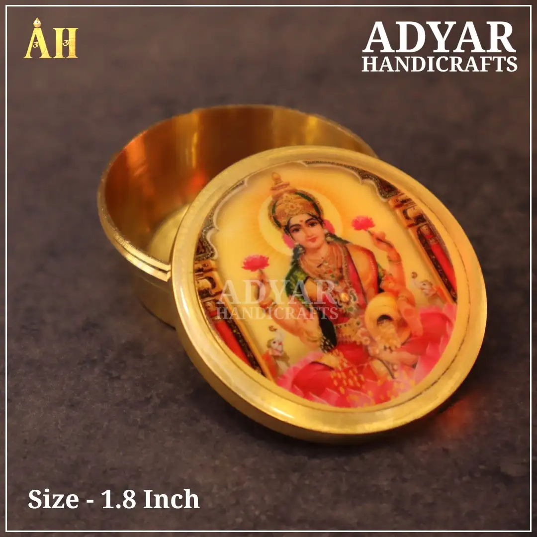 Mahalakshmi Photo Printed Kungumachimizh