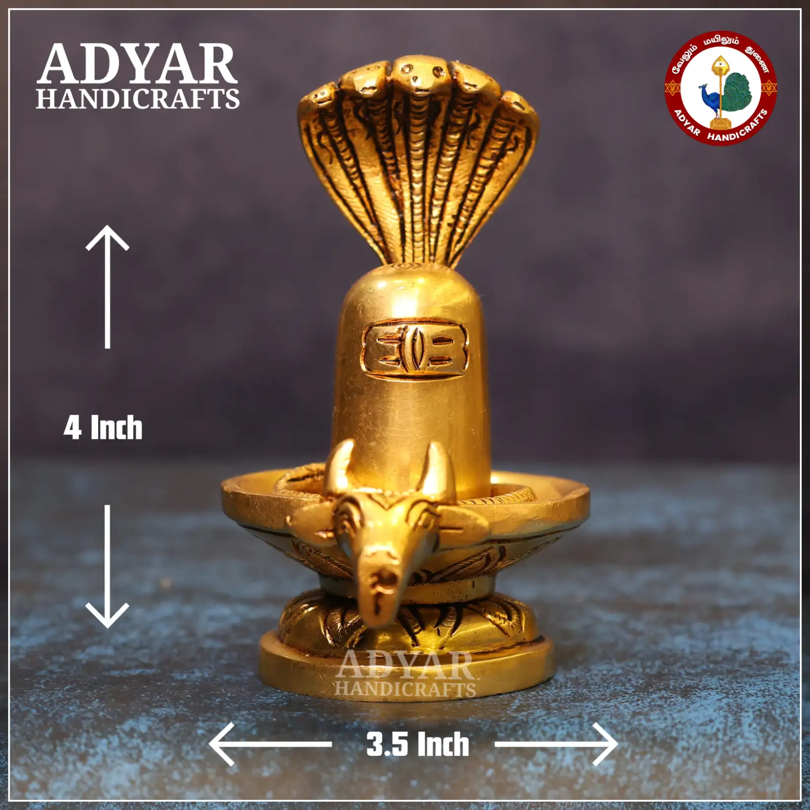 Lingam with Snake