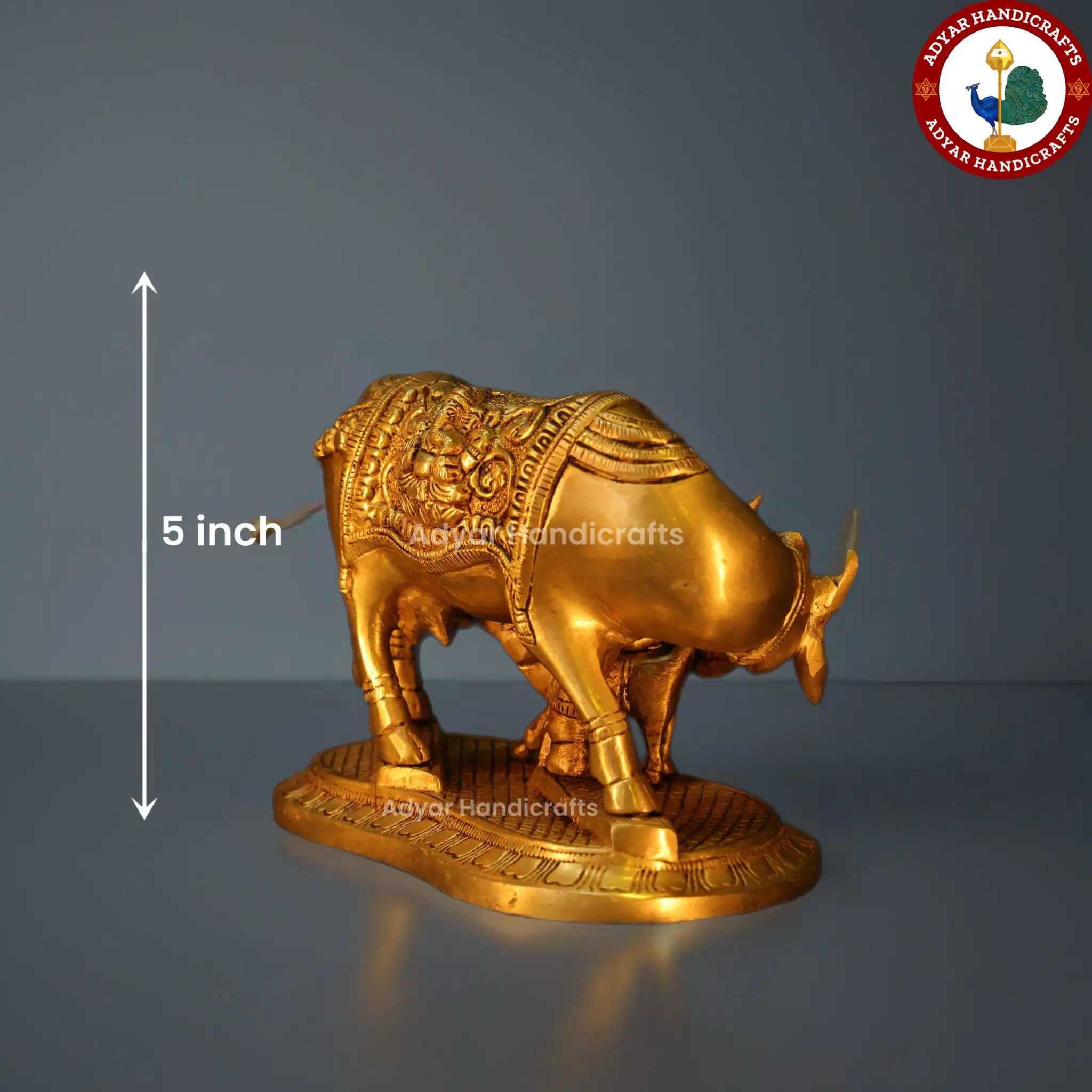 Gomatha Brass Idol - secondary