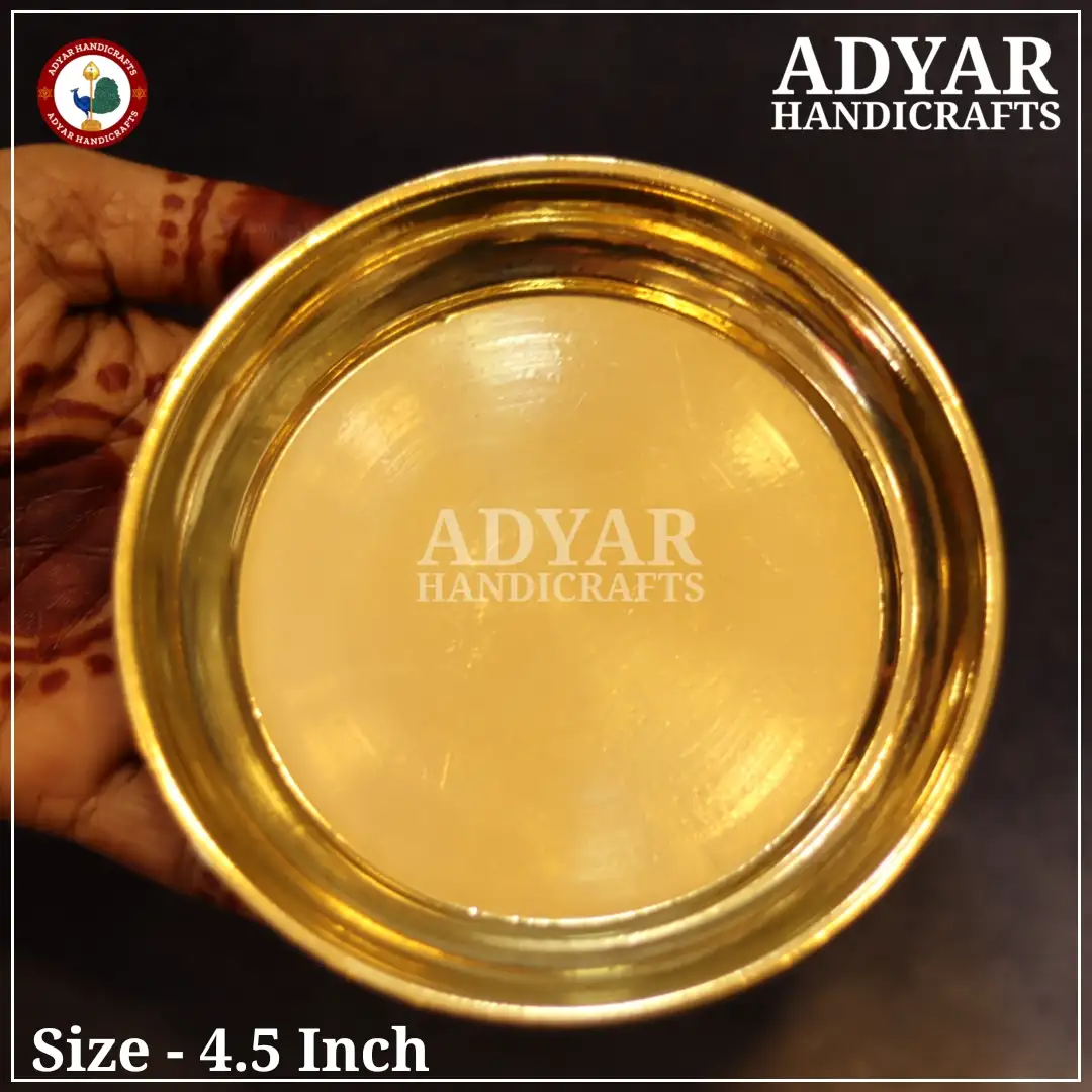 No.6  Brass Plain Plate