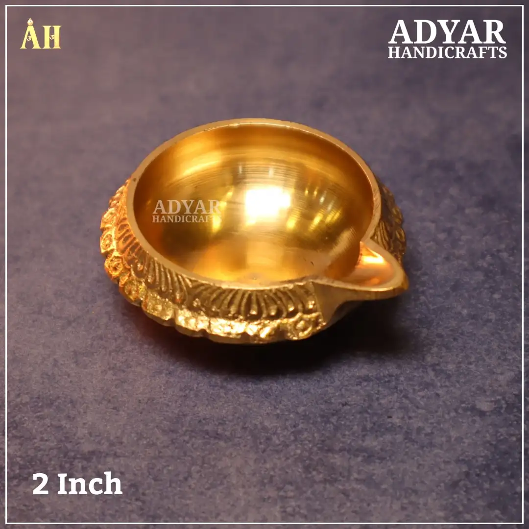 2 Inch Brass Kuberan Deepam