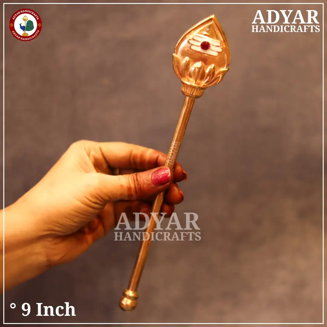 Panchalogam Vel With Out Stand 9 inch