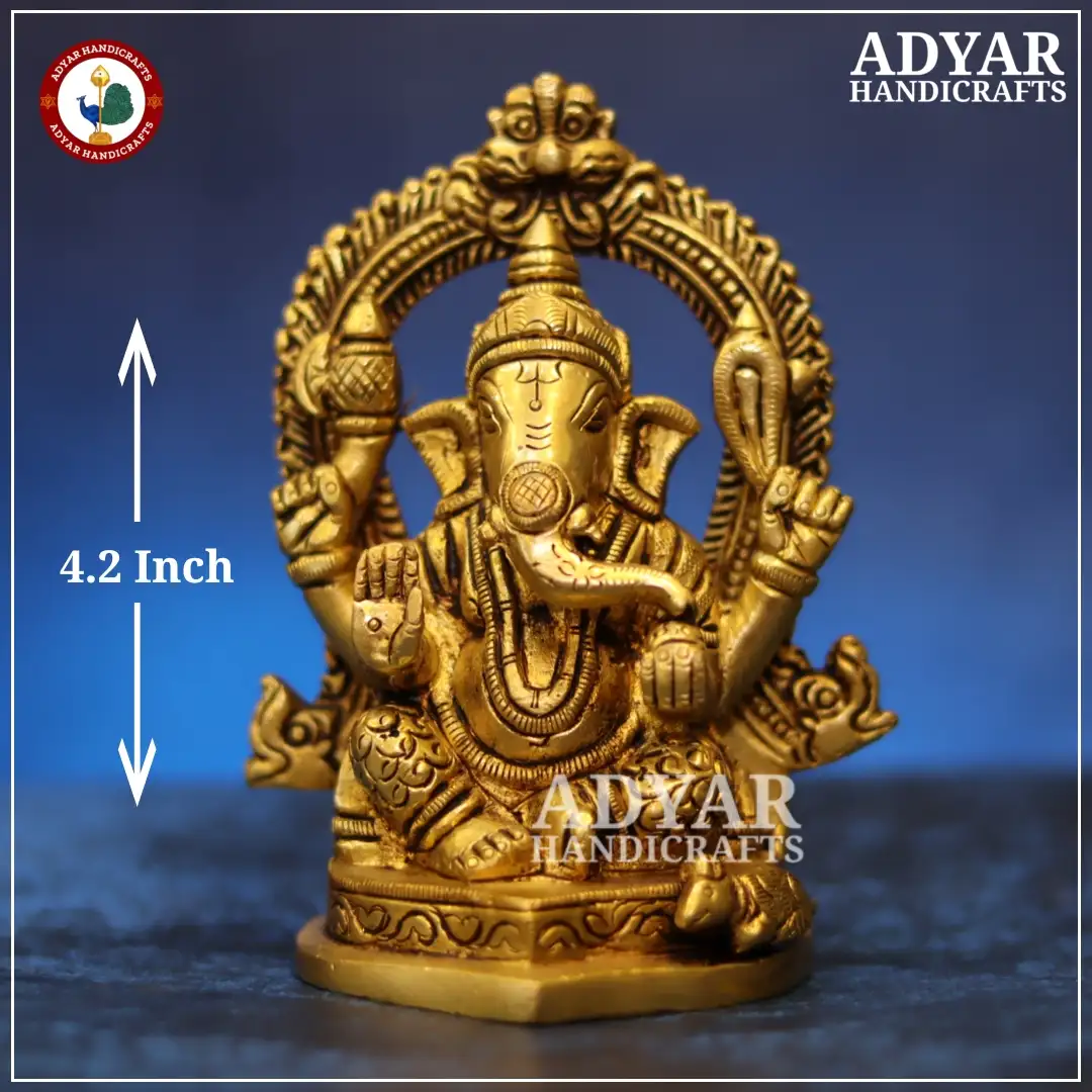 Ganesha brass Idol