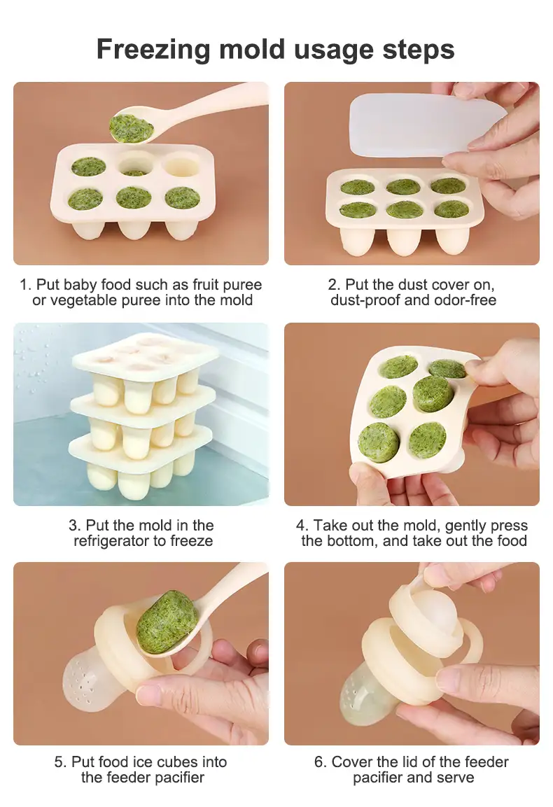 PACIFIER FEED FREEZER TRAY WITH LID - secondary
