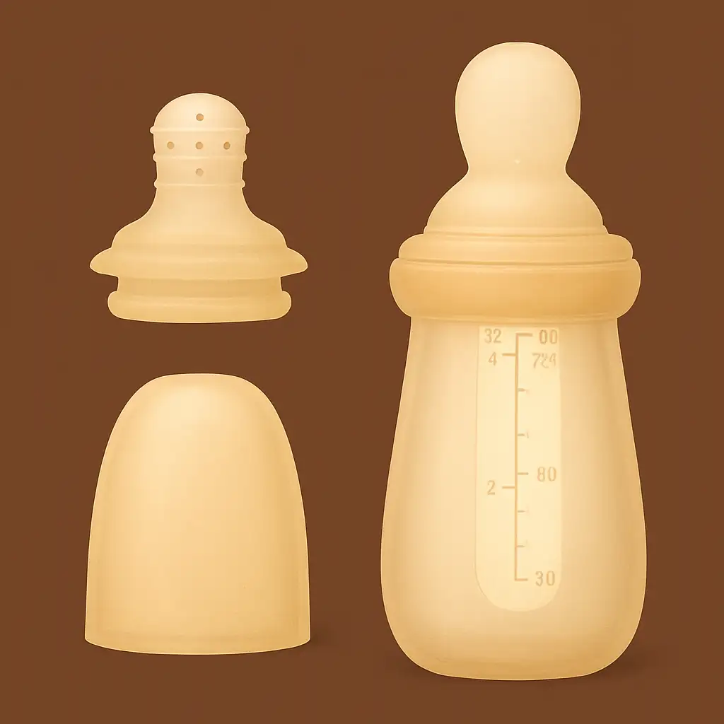 2in1- FLEXIBLE BABY FEEDING BOTTLE - secondary