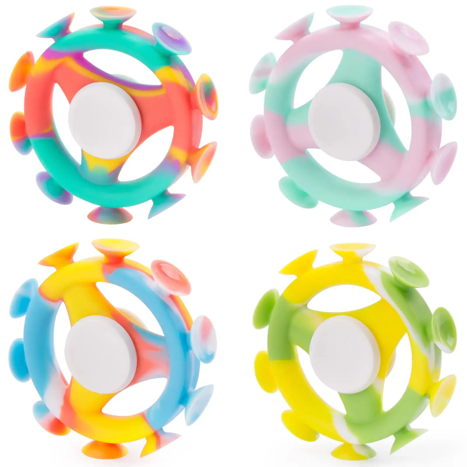 FIDGET SILICONE SOFT SPINNER-SMALL