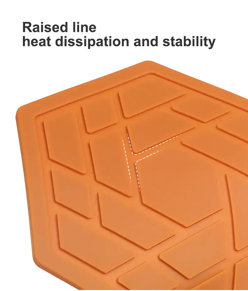 SILICONE HEAT-INSULATION COASTER BIG + HOLDER - secondary