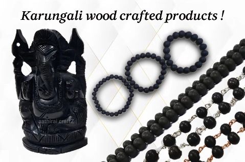 Karungali Wood Craft Products