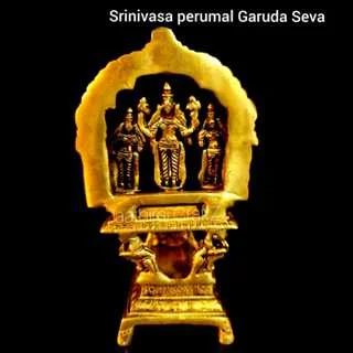 Srinivasa Perumal Garuda Seva Antique Finish - secondary