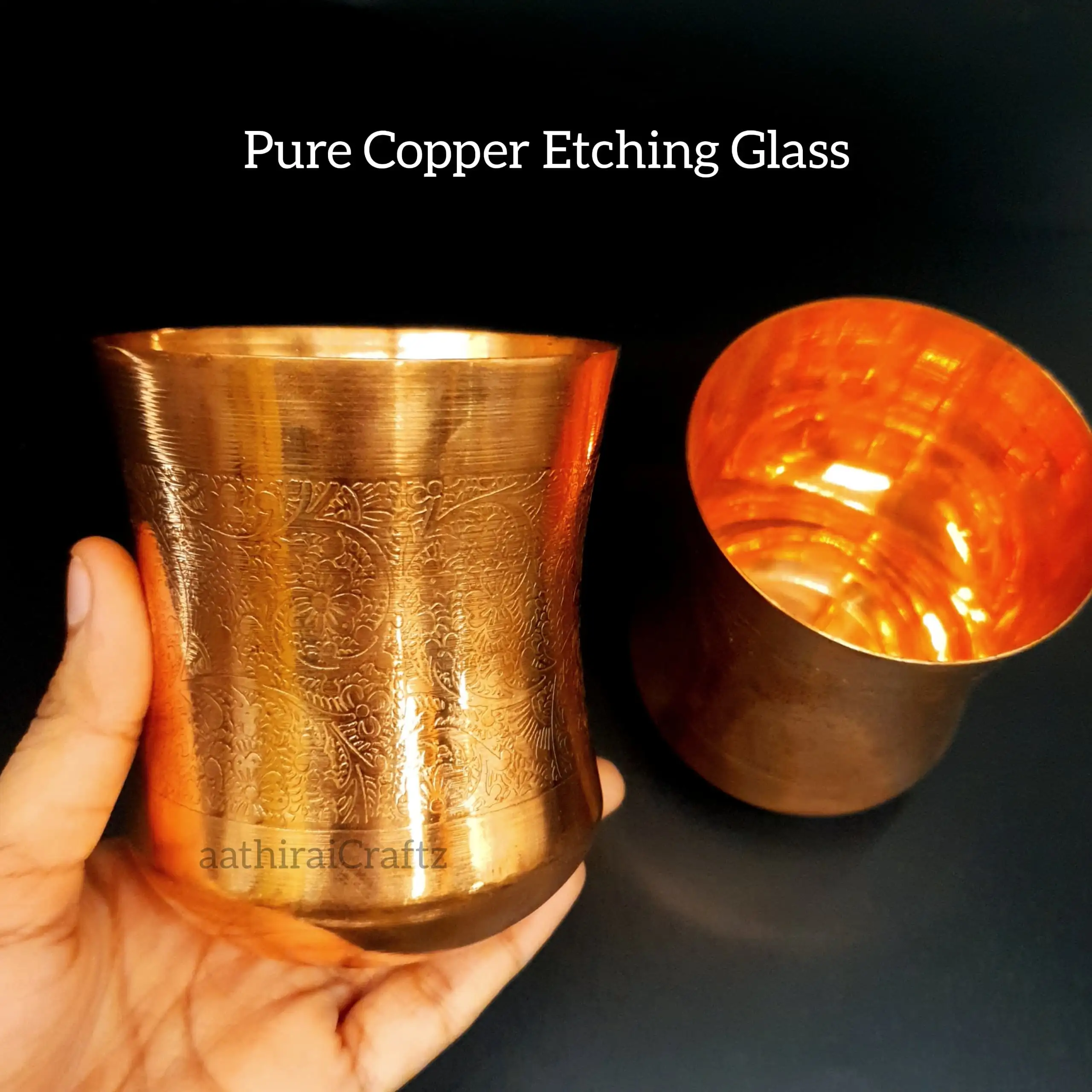 Pure Copper Etching Glass - secondary