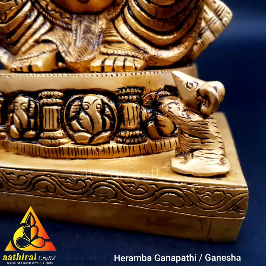 Heramba Ganapathi / Ganesha - secondary