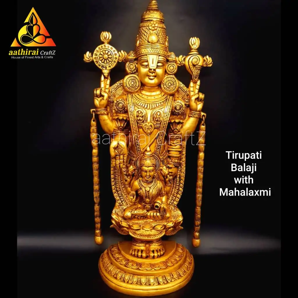 Tirupati Balaji With Mahalaxmi Grand Statue
