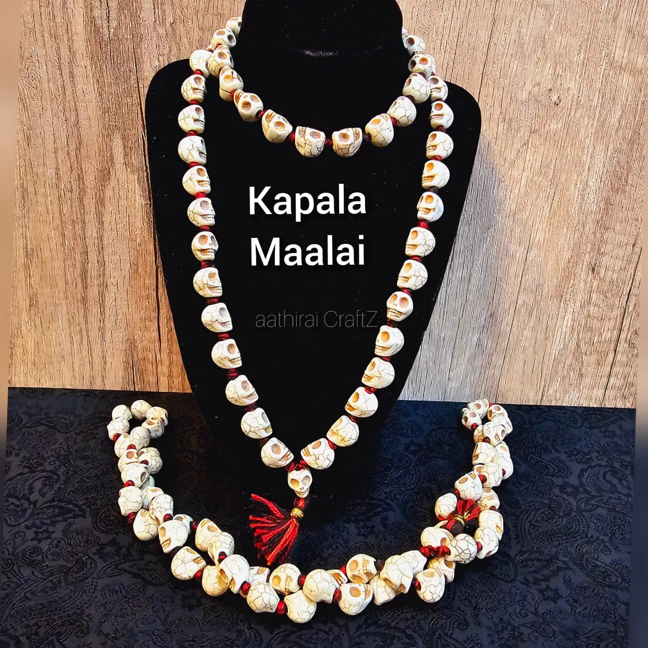 Kapala Narmund Khopdi Mala Skull - Medium