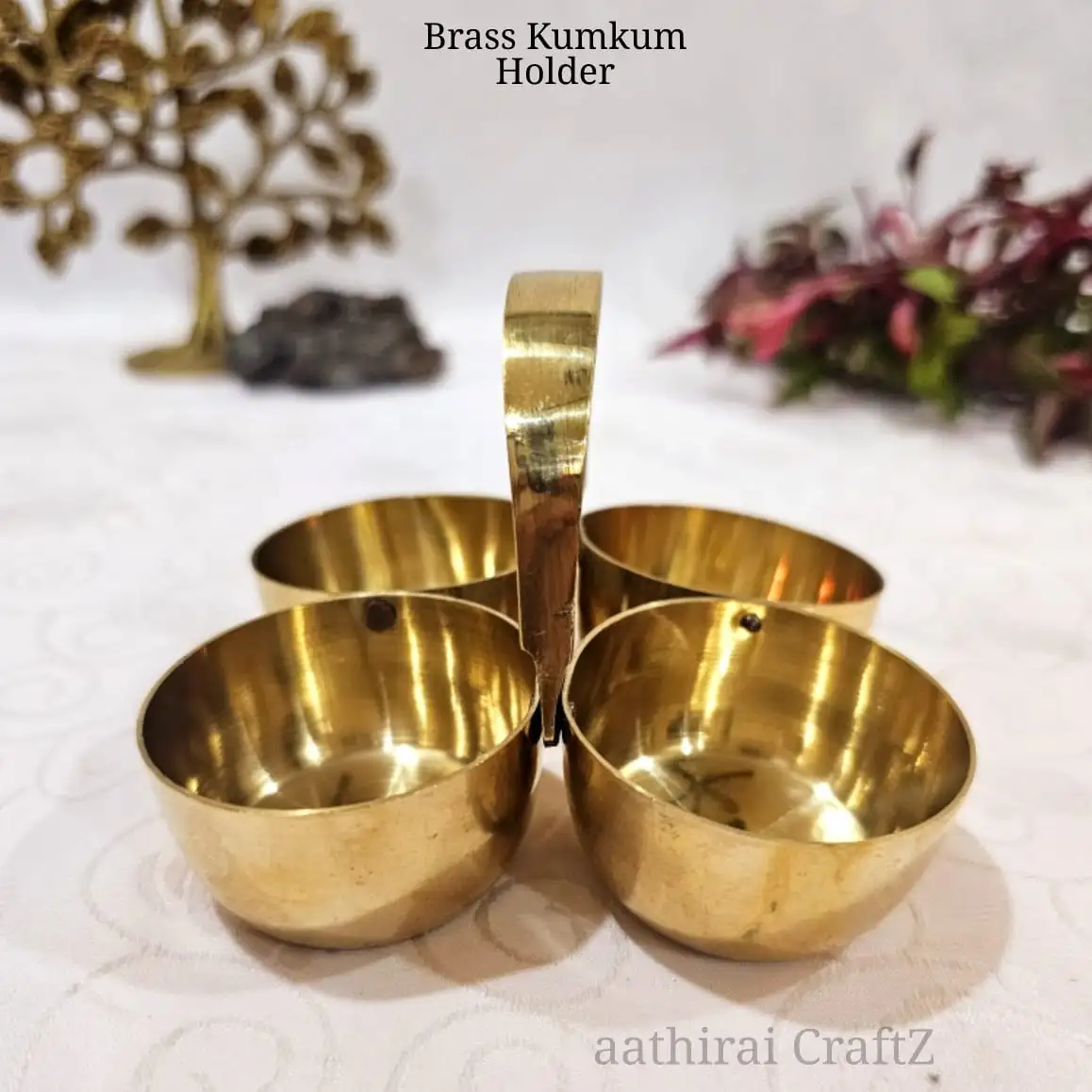 Brass Kumkum Holder - secondary