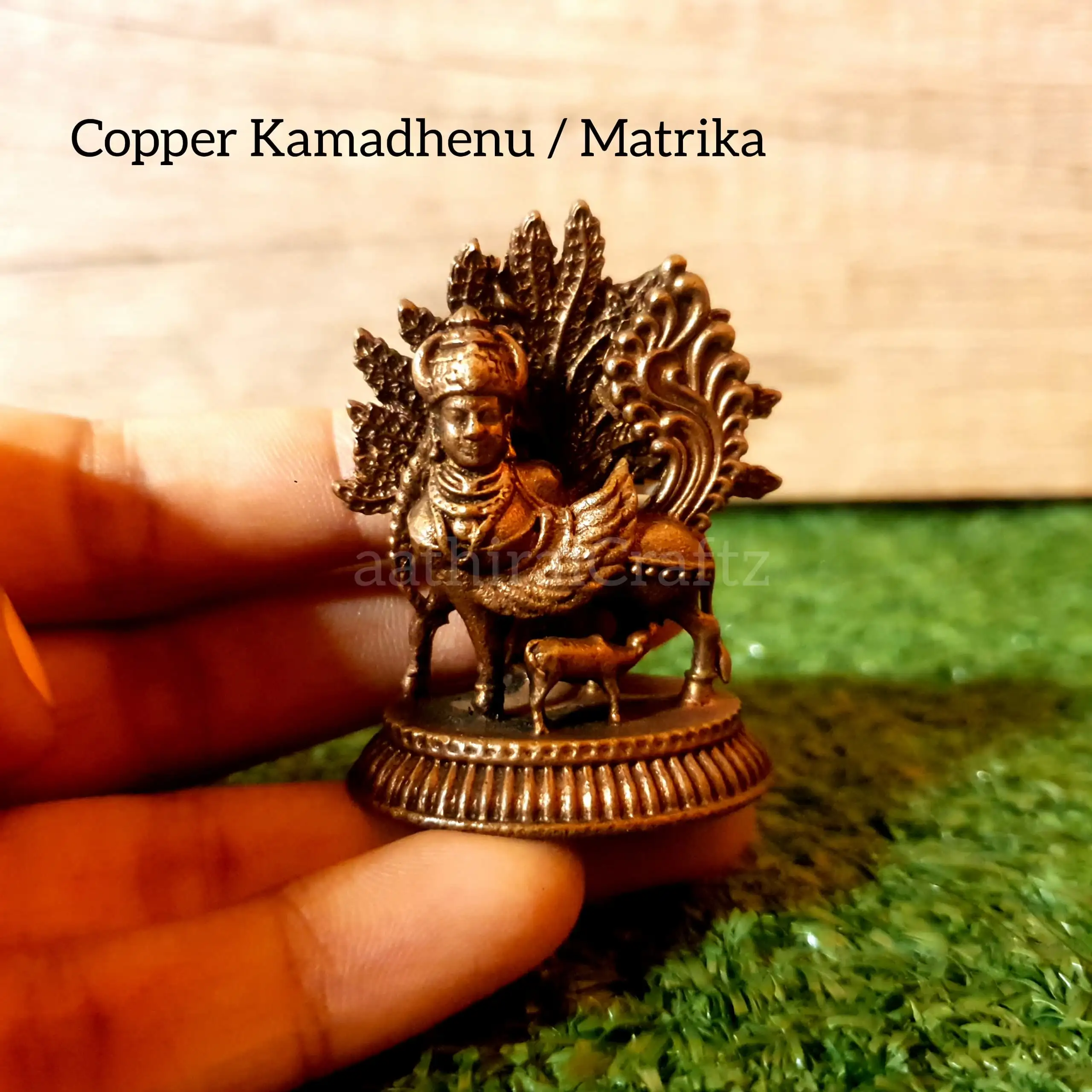 Kamadhenu / Matrika Copper Idol