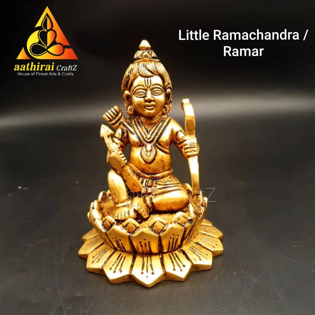 Laxmanar Ramar Seetha with Hanuman  Antique Finish