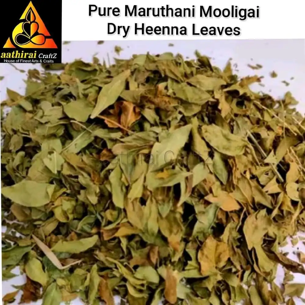 Pure Maruthani Mooligai / Henna Dry Leaves – 100G - secondary