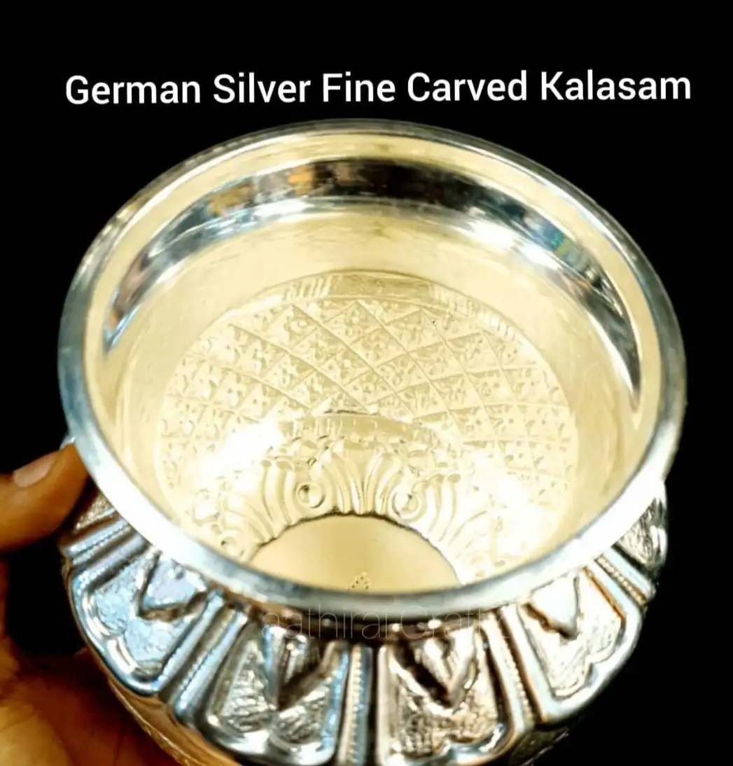 German Silver Kalasam / Poorana Kalasam Statue - Large - secondary