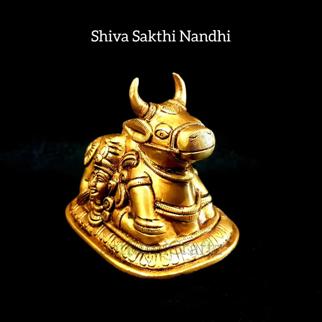 Shiva Sakthi Nandhi  Brass Antique Finish