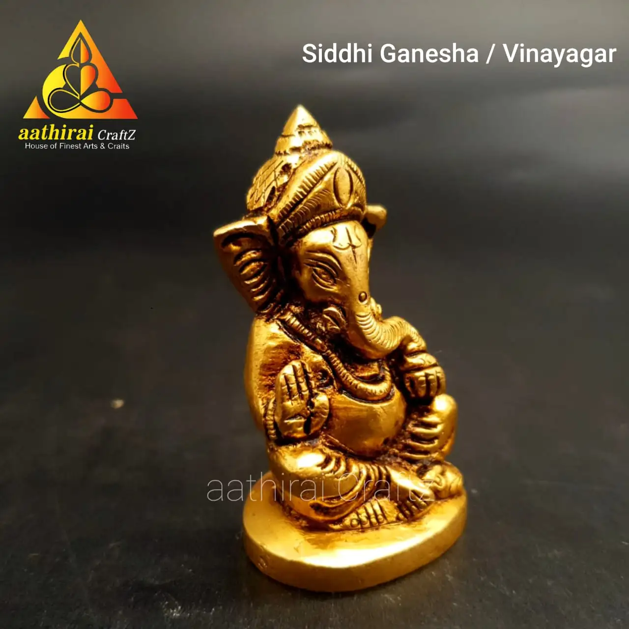 Siddhi Ganesha / Vinayagar / Small Siddhi Ganapathi Sculpture Idol - secondary