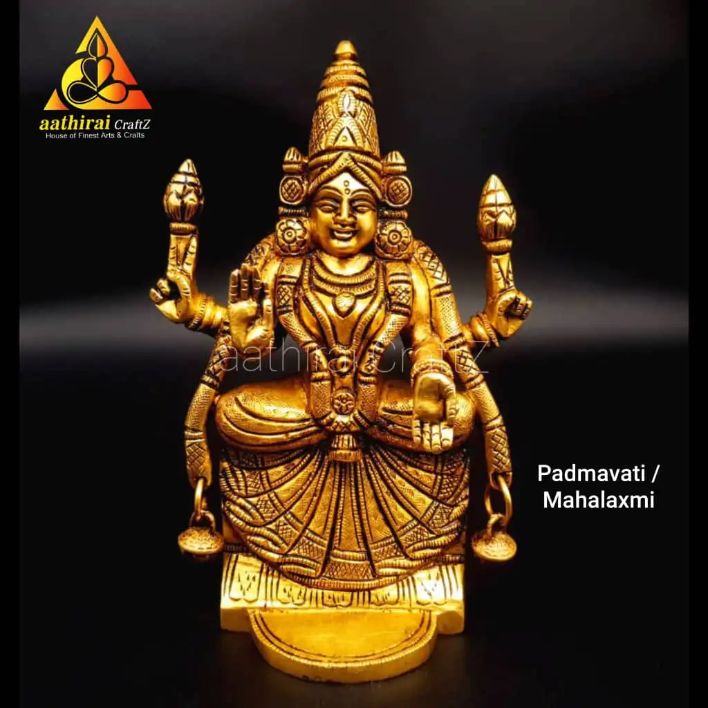 Padmavati / Mahalaxmi Brass Antique Finish