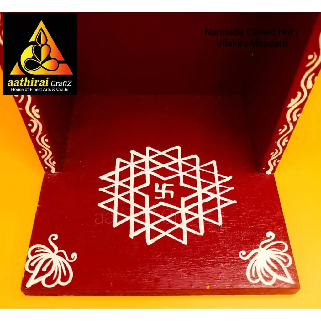 Narmada Closed Hut Maadam Vilakku With One Bell - secondary