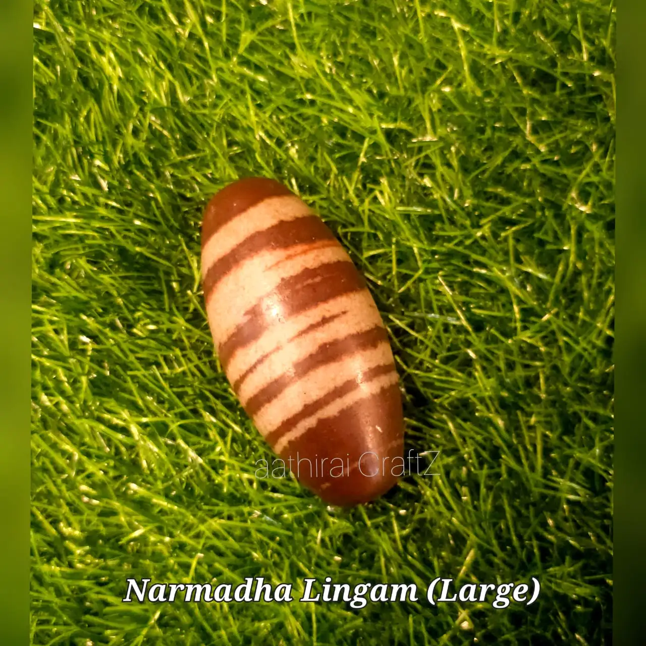 Pure Original Natural Narmada Lingam - Large