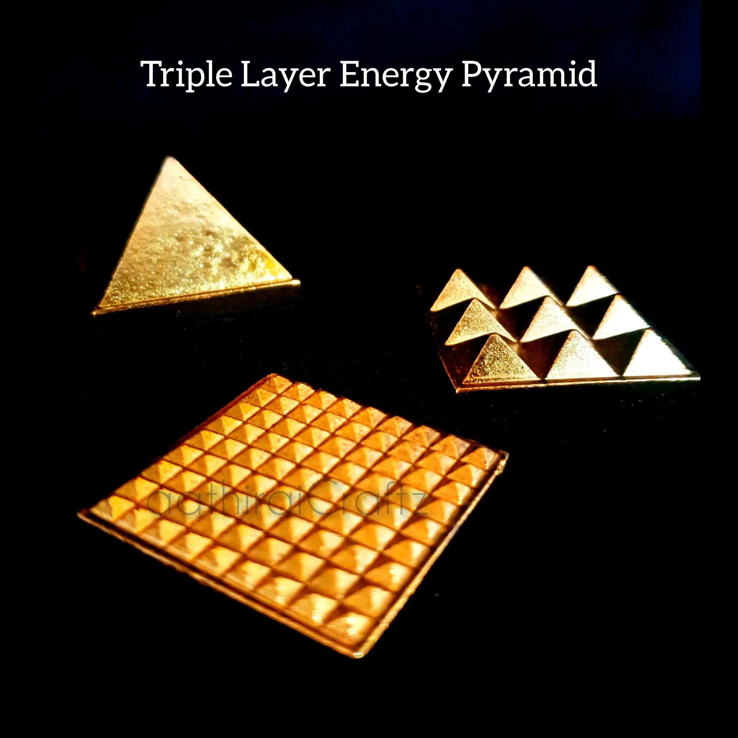 Triple Layer Energy Pyramid - Aluminium - secondary