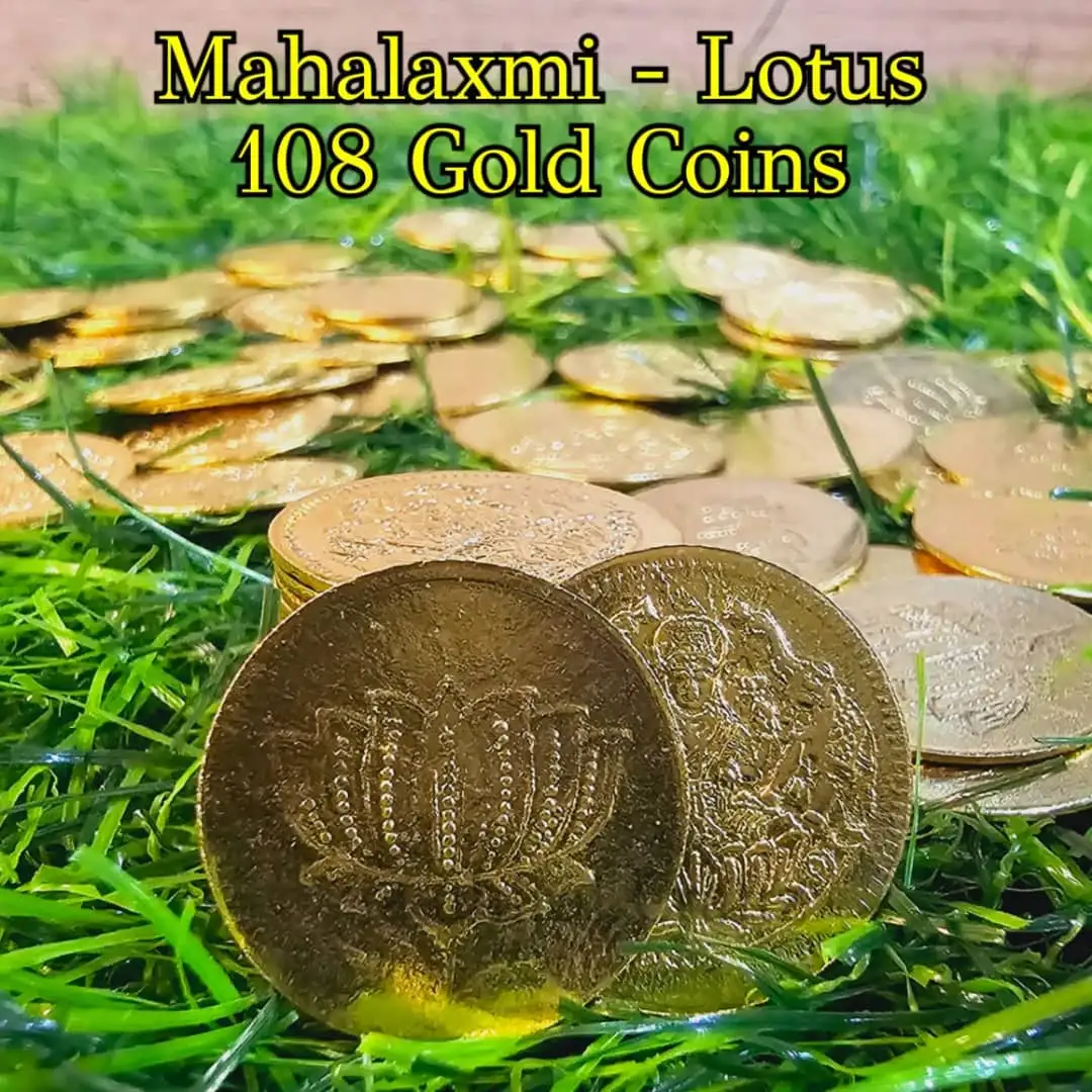 Mahalaxmi / Lotus Flower Coins - secondary