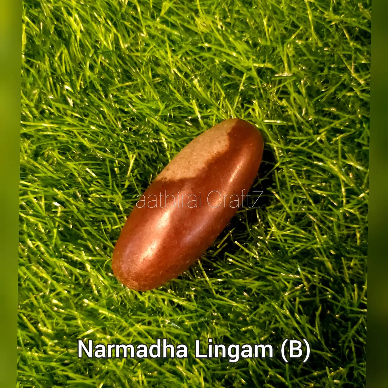 Pure Original Natural Narmada Lingam - Large - secondary