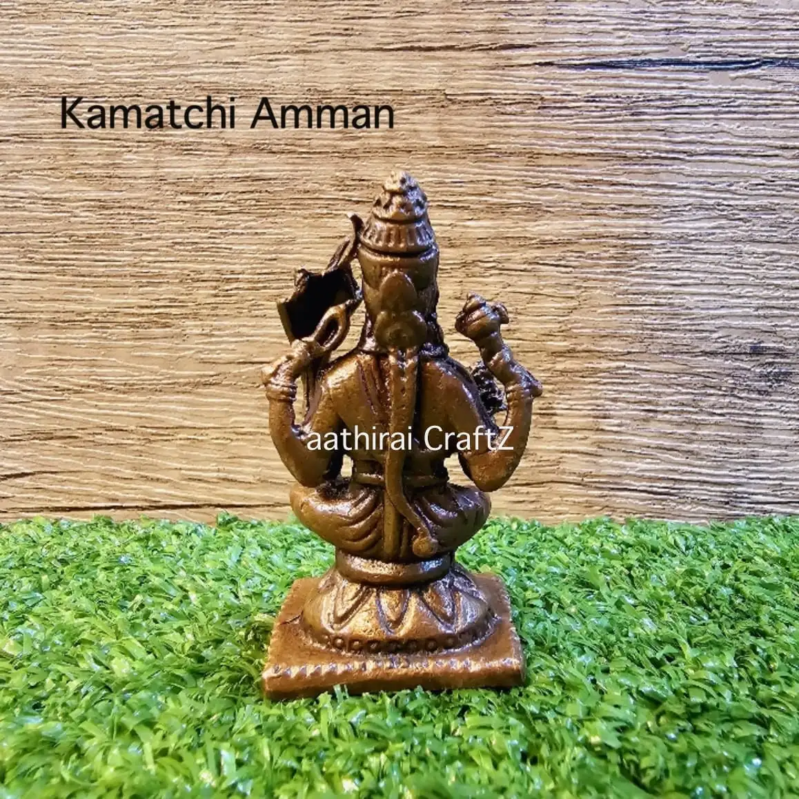 Kamatchi Amman Copper Antique Finish - secondary