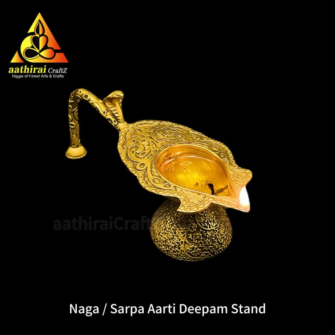 Naga / Sarpa Aarti Deepam Stand - secondary