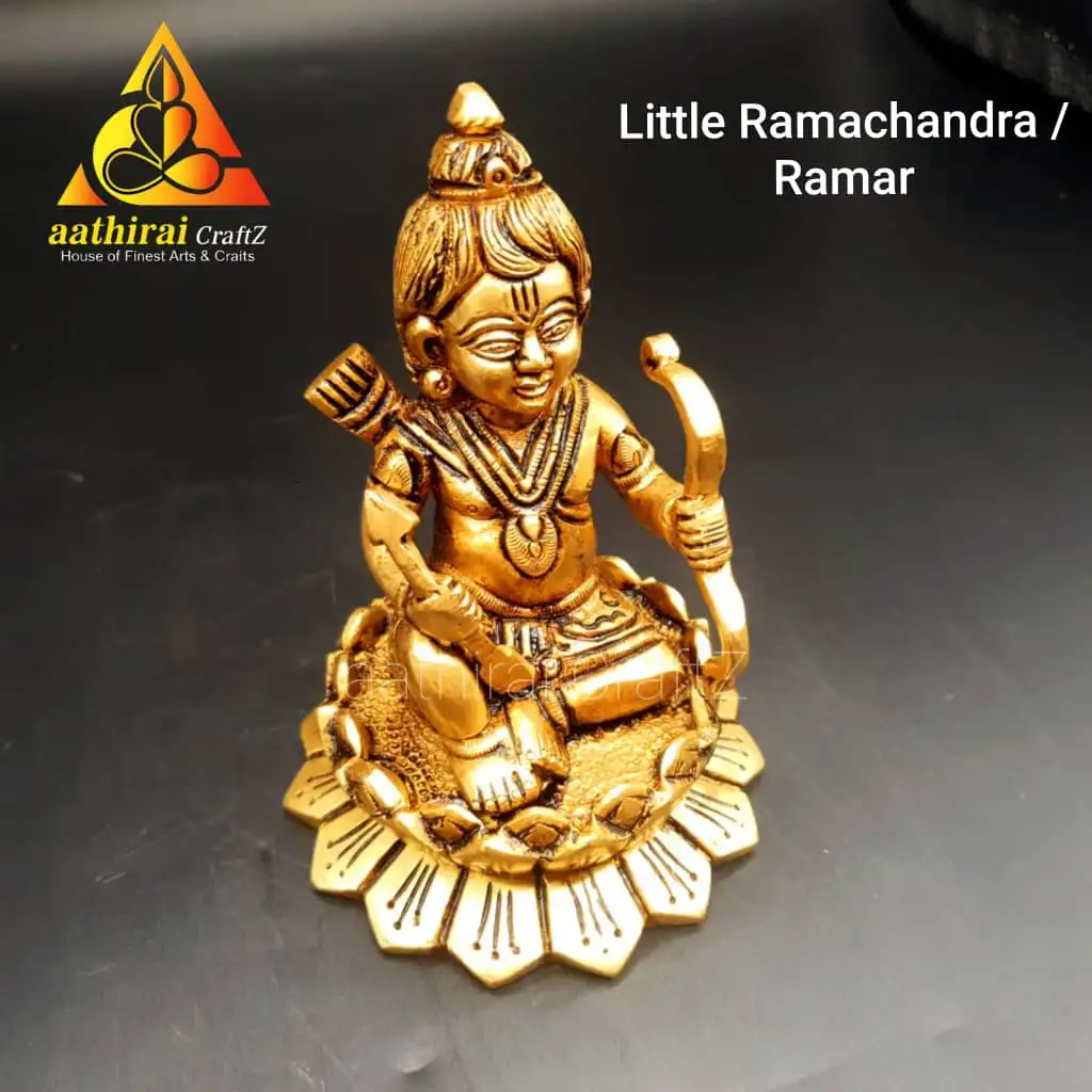 Laxmanar Ramar Seetha with Hanuman  Antique Finish - secondary