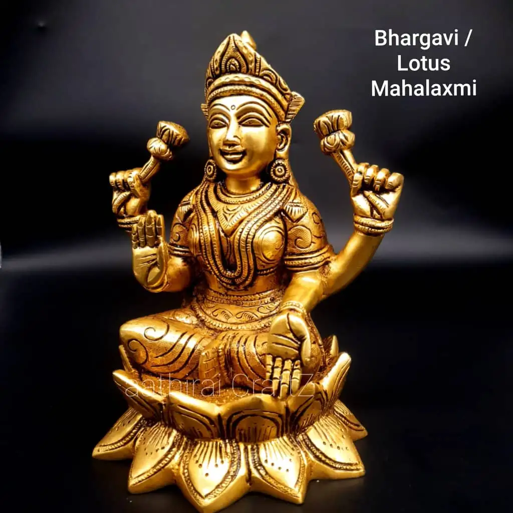 Bhargavi / Lotus Laxmi  Mahalaxmi Statue - secondary