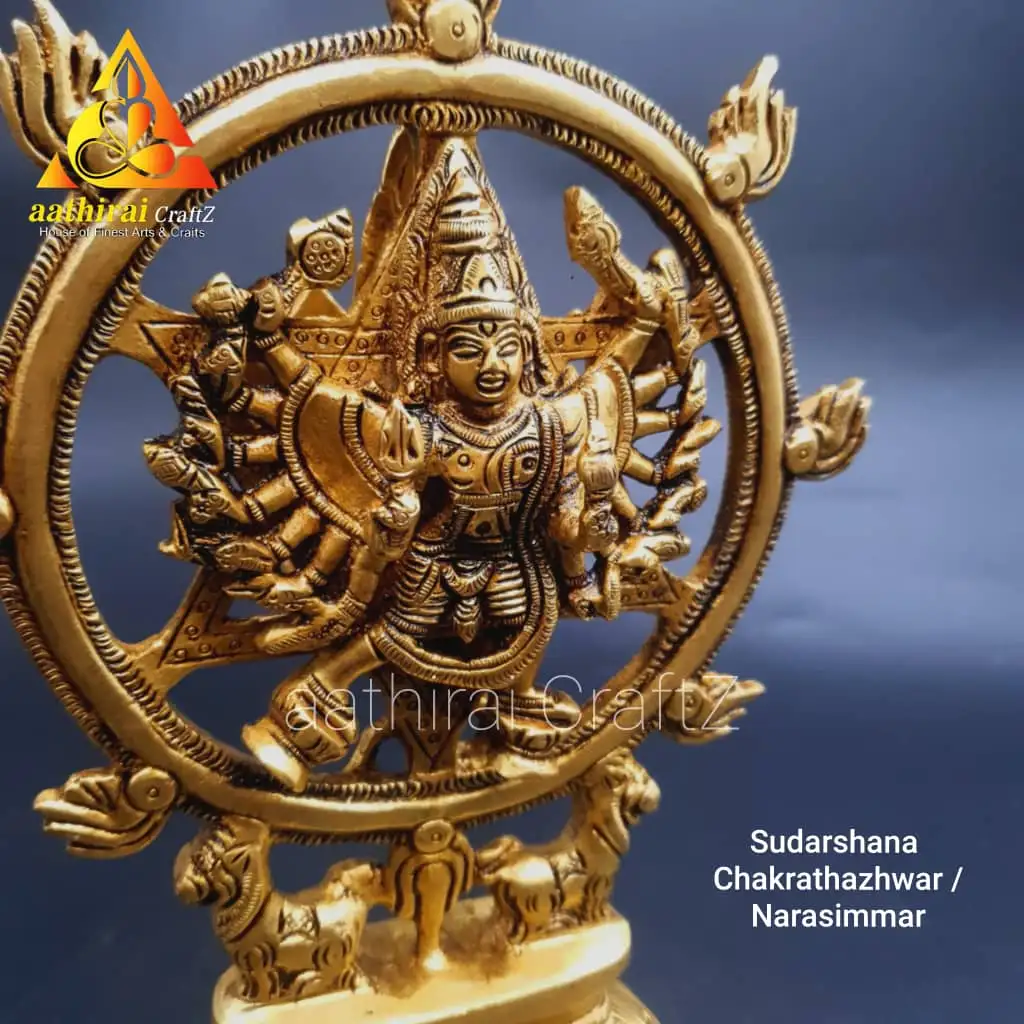 Sudarshana Chakrathazhwar / Narasimmar / Big Chakrath Azhwar - secondary