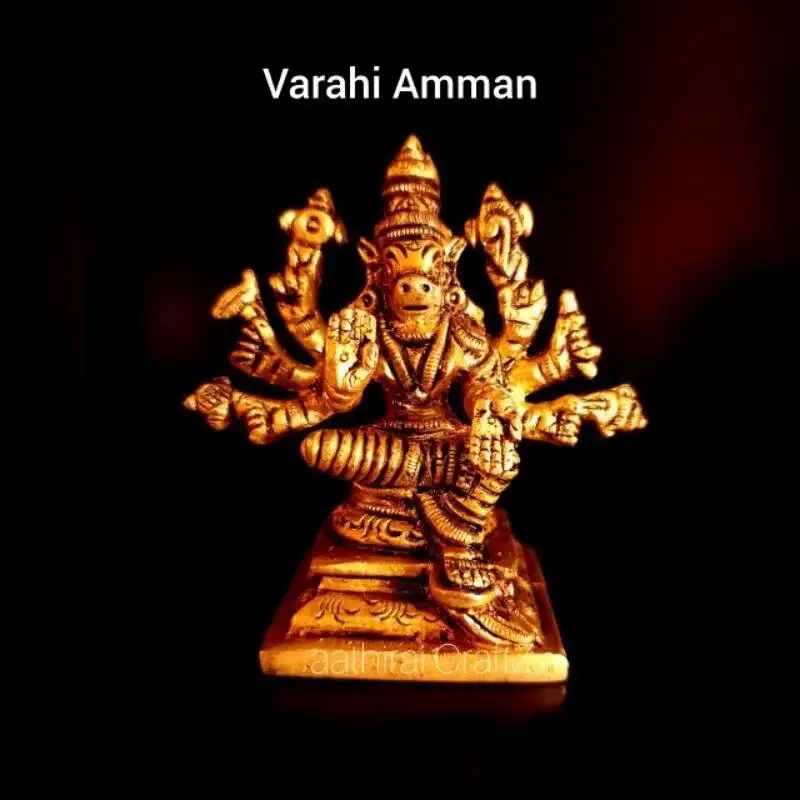 Varahi Amman 
Brass Antique Finish