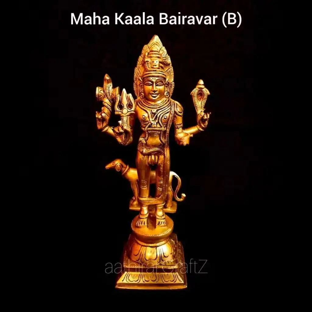 Maha Kaala Bairavar Statue Brass