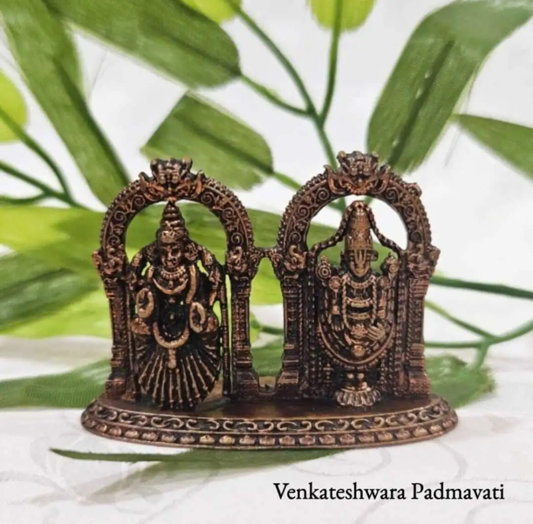 Tirupathi Venkateshwara Padmavati Frame Copper