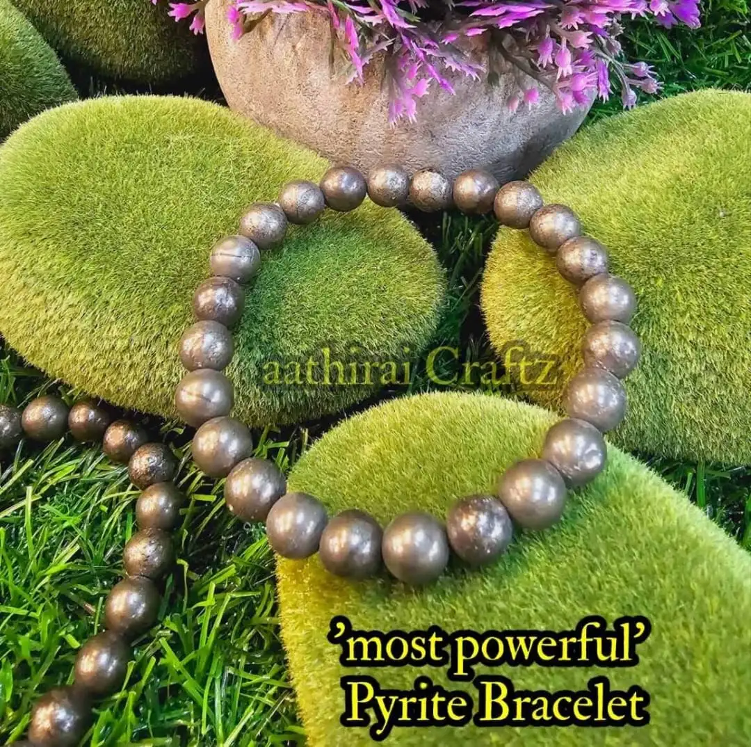Pyrite Crystal Bracelet