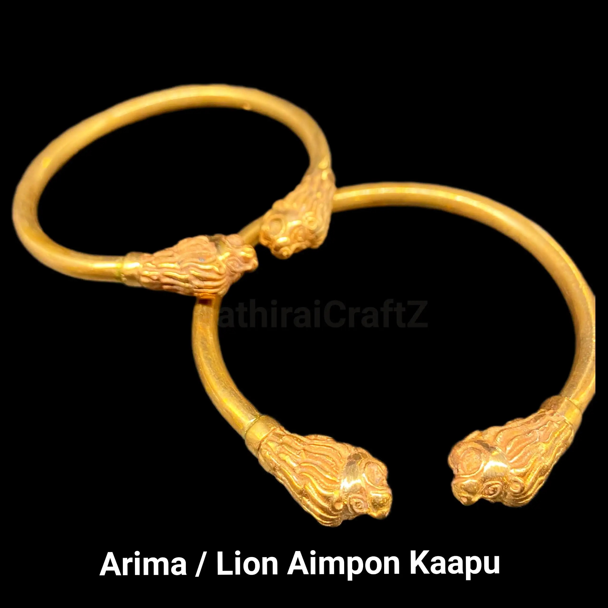 Arima / Lion Aimpon Kaapu / Panchalogam Bracelet